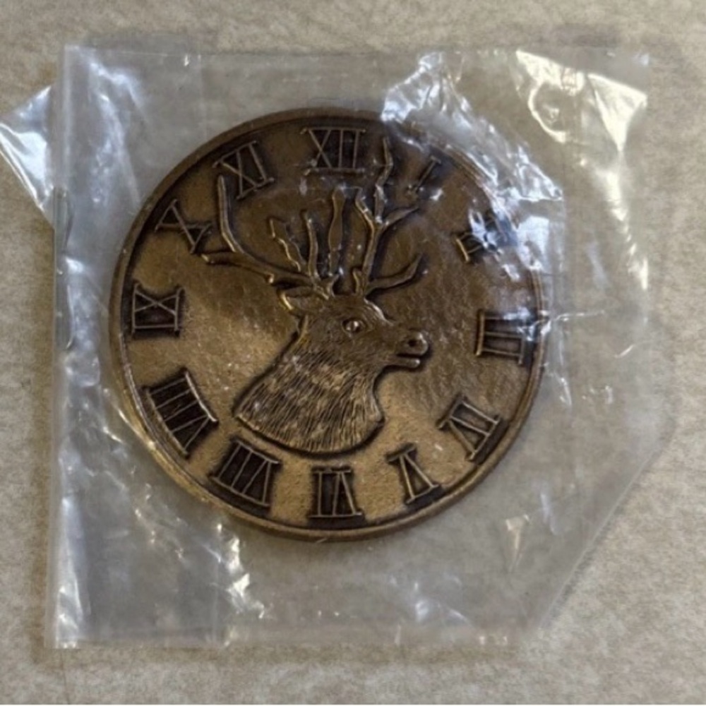 70’s-80’s Elks Lodge BPOE Challenge Coin Blank Space For Lodge Number USA 1 1/4”